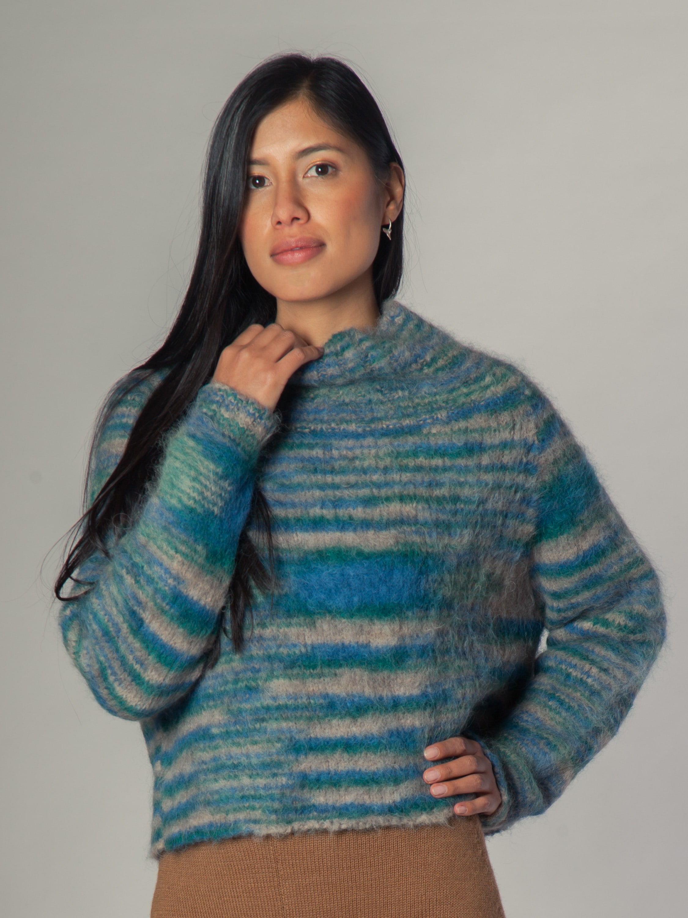 Ranglan Crew - Sweater de alpaca